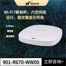 RUCKUS优科R670三频室内WiFi7无线接入点AP