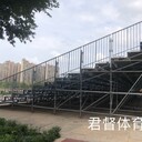 河南濟(jì)源籃球看臺(tái)租賃--看臺(tái)層高025米--君督體育
