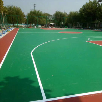 標準塑膠籃球場,pvc塑膠運動地板廠家