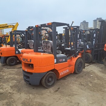 出售杭州叉車10噸合力叉車5噸9成新