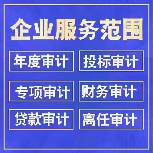 廣州投資審計報告用途/南沙出具企業投標審計報告