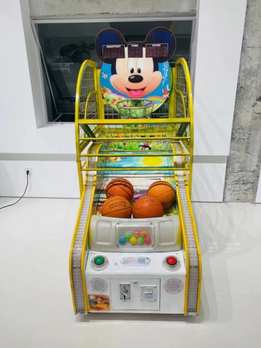 新型街头篮球机折叠室内儿童投篮机出租