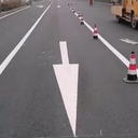 南京地圖劃線道路劃線噴涂彩色道路標(biāo)線