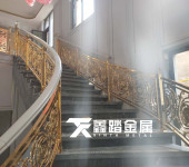 新中式不锈钢楼梯扶手定制