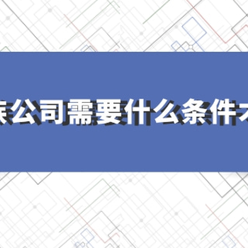 家族公司注冊需要什么條件、材料和手續(xù)