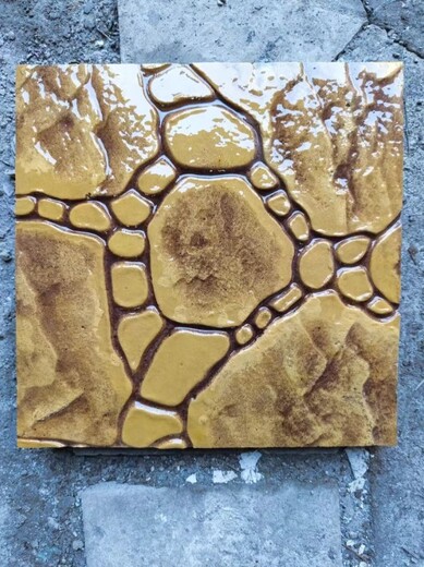 新疆水泥壓花地坪強化料脫膜粉，西風(fēng)板巖壓模地面裝飾施工