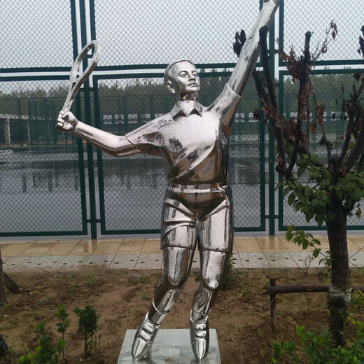 不銹鋼人物雕塑，304不銹鋼鍛造，鏡面效果