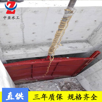 中亞水電站閘門潛孔式鋼閘門雙向鑄鐵鑲銅廣西鑄鐵閘門堅固