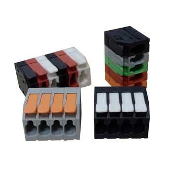 輕觸推開式PCB板大電流32A紫銅接線端子DA806R/DF2604/DG2604廠家