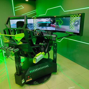徐州拓普互動星際空間三屏賽車VR設備