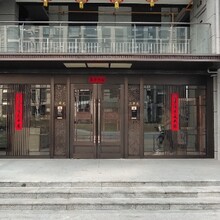 石家庄小区单元入户门楼宇单元门单元铜门单元仿铜门