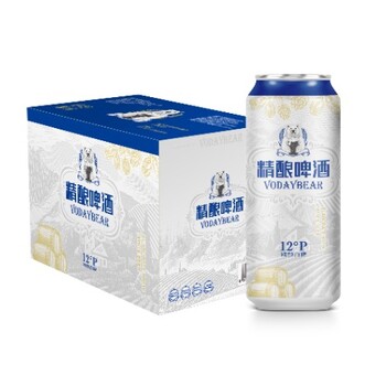 熊力原漿白啤酒價格,俄羅斯熊白啤,11°熊白啤酒