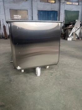 定制不銹鋼食品料斗車(chē)廠家