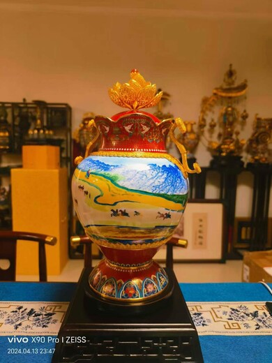 一路錦繡山海尊景泰藍(lán)收藏價(jià)值