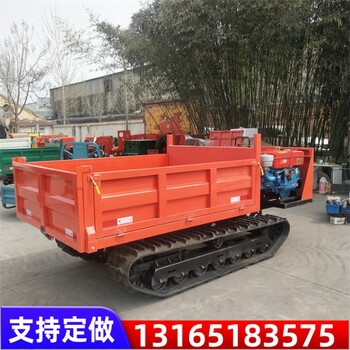 履帶運(yùn)輸車小型山地全地形爬山虎運(yùn)輸車果園自卸農(nóng)用車