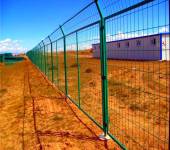 公路防护框架护栏网金属隔离栅栏绿色铁丝钢网墙四川厂家