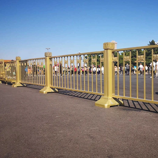 市政道路黃金護(hù)欄天安門同款金色市政護(hù)欄黃金市政護(hù)欄