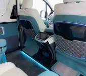 丰田海狮升级航空座椅沙发床全车内饰软包个性化定制