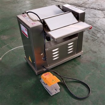商用牛皮刮脂機熟豬皮去油機器快速刮豬油去油脂機