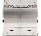 美厨商用燃气蒸饭柜MC-R24双门24盘燃气蒸饭车天然气液化气蒸箱