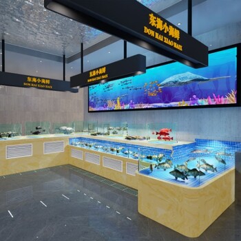 廠家免費(fèi)設(shè)計(jì)圖紙超市海鮮池亞克力魚缸工程設(shè)計(jì)建造觀賞性高