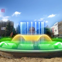 赵县音乐喷泉安装图片
