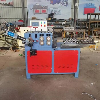 螺旋筋成型機(jī)數(shù)控卷簧機(jī)加工螺旋成圓機(jī)鋼筋彎圓打圈機(jī)