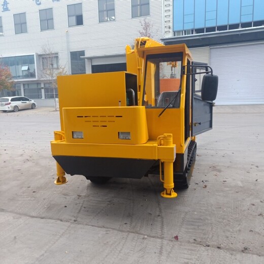 3噸履帶隨車(chē)吊現貨履帶自走式吊車(chē)3米三節臂全地形液壓自卸車(chē)