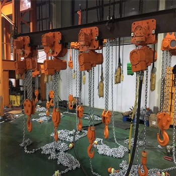 礦用氣動葫蘆易燃易爆場所0.5t1T2T3噸6m9M12米氣動防爆葫蘆