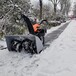 手扶式扫雪机小型家用马路清雪机清理路面除雪机