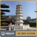 浮屠石塔生產(chǎn)廠(chǎng)家七層塔全石結構花崗巖