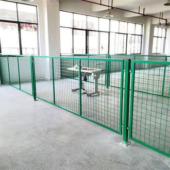 浙江金華市室內貨物分揀網、工廠車間配套護欄戶外場地道路隔離