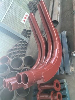 耐磨彎頭背包耐磨彎頭530陶瓷耐磨彎頭1.5D雙金屬耐磨彎頭