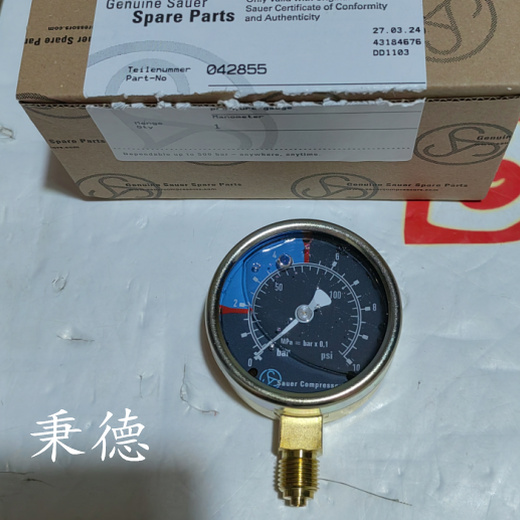 供應(yīng)德國(guó)SAUER壓力表042864/042861