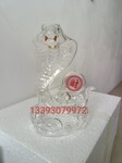 河北華企吹制十二生肖馬酒瓶蛇玻璃醒酒器泡酒玻璃罐
