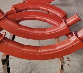 陶瓷钢管弯头-电厂钢厂耐磨管道-钢衬陶瓷弯头
