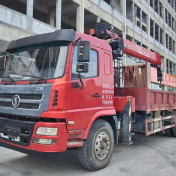 陜汽后八輪隨車吊，三一吊機12噸4節(jié)臂