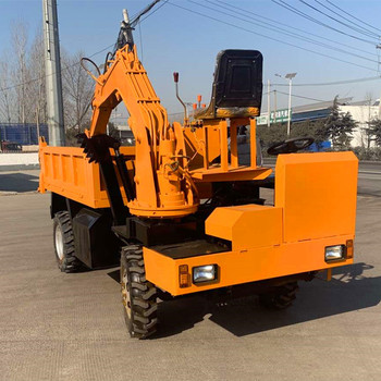 拉土隨車挖掘機(jī)車載式四不像挖掘機(jī)四不像挖掘裝載機(jī)