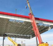 钢结构加油站网架加工厂家承包钢结构网架工程