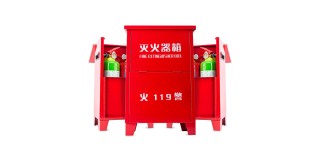 重庆酉阳消防器材批发，消火栓灭火器箱4KG/5KG不锈钢销售图片1
