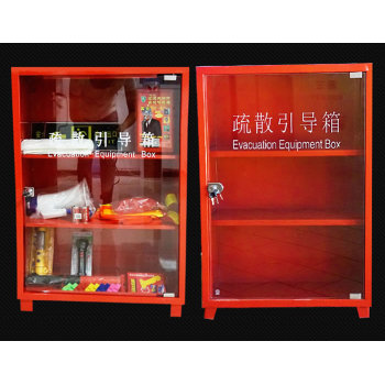 重庆垫江灭火器箱子消防疏散引导箱，消防器材零售批发