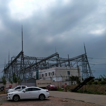 钢管构架变电站构架母线进线架构结构稳定