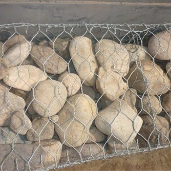 镀锌丝石笼网箱六角拧编石笼网堤坡防护水利建设用网格宾网