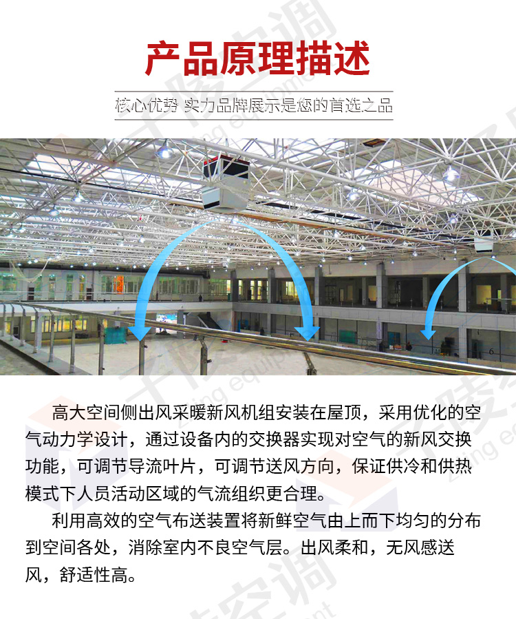 高大空間循環(huán)供暖單元機組