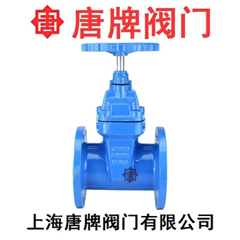 鑄鐵暗桿軟密封彈性座封閘閥Z45X-16Q唐牌泰科滬工上海閥門