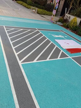 廣元街道鋪裝透水混凝土透水砼地坪材料讓城市更美好