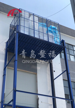 鰲福升降貨梯雙鏈條提升QSJY3-4B貨物提升升降平臺舉升機(jī)