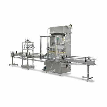 5升四工位全自動(dòng)包裝機(jī)傳動(dòng)油包裝機(jī)