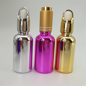 玻璃瓶噴漆廠家，精油瓶噴漆加工廠家，廣州化妝品瓶噴漆廠家
