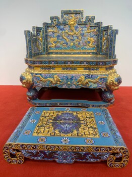 景泰藍(lán)擺件景泰藍(lán)大件作品現(xiàn)貨出售仿故宮作品銅胎掐絲琺瑯